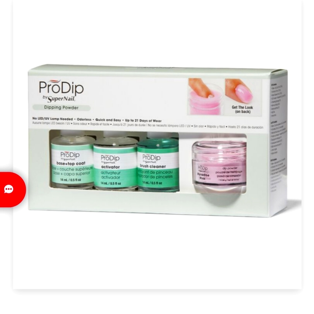 Pro Dip by SuperNail dipping powder in Paradise Pink. new in box